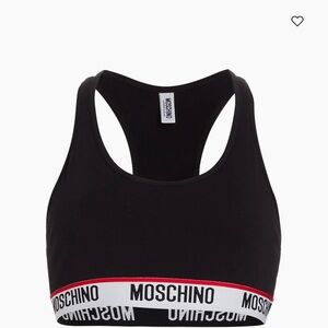 Moschino Logo Tape Bra Size M